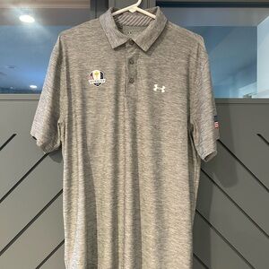 Ryder cup Under Armour Gray Men's Polo Shirt